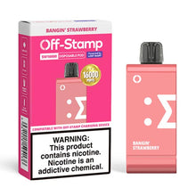 Bangin Strawberry Flavored Off-Stamp SW16000 Disposable Vape Device - 9000 Puffs - 6PC | EveryThing Vapes