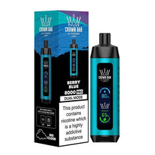 Berry Blue (LCD Screen) Flavored Al Fakher Disposable Vape Device - 800K Puffs - 10PK | EveryThing Vapes