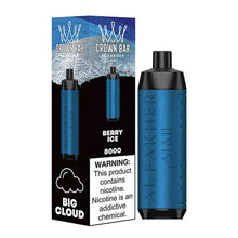 Berry Ice (LCD Screen) Flavored Al Fakher Disposable Vape Device - 800K Puffs - 10PK | EveryThing Vapes
