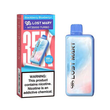 Blackberry Blueberry Flavored Lost Mary MT35000 Disposable Vape Device - 35K Puffs - 10PK | EveryThing Vapes