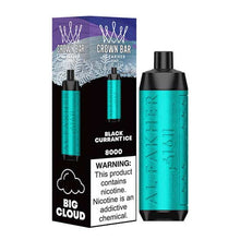 Blackcurrant Ice (LCD Screen) Flavored Al Fakher Disposable Vape Device - 800K Puffs - 10PK | EveryThing Vapes