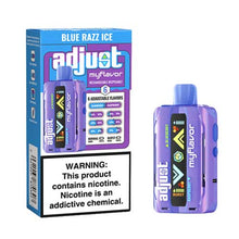 Blue Razz Ice Flavored Adjust MyFlavor Disposable Vape Device - 40K Puffs | EveryThing Vapes