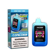 Blue Razz Tang Flavored Spaceman Nebula 25K Plus Disposable Vape Device 3PK | EveryThing Vapes