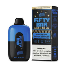 Blueberry Super Strudel Flavored FIFTY BAR 6500 Disposable Vape Device 6PK | EveryThing Vapes