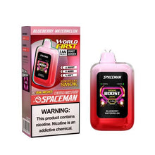 Blueberry Watermelon Flavored Spaceman Nebula 25K Plus Disposable Vape Device 3PK | EveryThing Vapes