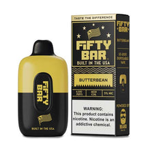 Butterbean Flavored FIFTY BAR 6500 Disposable Vape Device 6PK | EveryThing Vapes