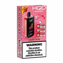Cherry Bliss Flavored HQD Cuvie Everest Disposable Vape - 2500K Puffs | EveryThing Vapes