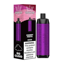 Cherry Fiesta (LCD Screen) Flavored Al Fakher Disposable Vape Device - 800K Puffs - 10PK | EveryThing Vapes