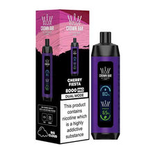 Cherry Fiesta Flavored Al Fakher Crown Bar Disposable Vape Device - 8000 Puffs | everythingvapes.com - 10PK