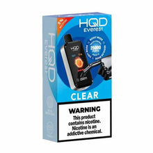 Clear Flavored HQD Cuvie Everest Disposable Vape - 2500K Puffs | EveryThing Vapes