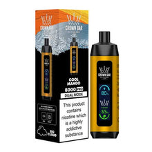 Cool Mango (LCD Screen) Flavored Al Fakher Disposable Vape Device - 800K Puffs - 10PK | EveryThing Vapes