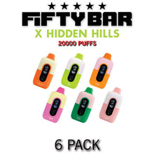 Fifty Bar X Hidden Hills Disposable Vape Device | 20000 Puffs - 6PK