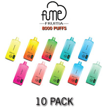 Fume FRUITIA Disposable Vape Device | 8000 Puffs - 10PK