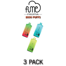 Fume FRUITIA Disposable Vape Device | 8000 Puffs - 6PK