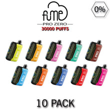 Fume PRO ZERO 0% Disposable Vape Device 30000 Puffs - 10PK