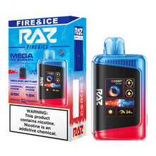 Fire & Ice Flavored RAZ DC25000 Disposable Vape Device - 25K Puffs - 6PK | Everything Vapes