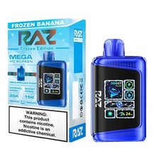 Frozen Banana Flavored RAZ DC25000 Disposable Vape Device - 25K Puffs - 1PC | Everything Vapes