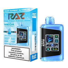 Frozen Raspberry Watermelon Flavored RAZ DC25000 Disposable Vape Device - 25K Puffs - 6PK | Everything Vapes
