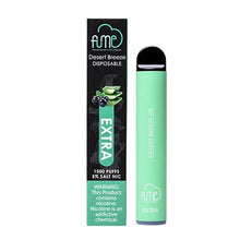 Desert Breeze-Flavored Fume EXTRA 5% Disposable Vape Device 6PK