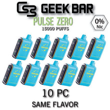 Geek Bar Pulse ZERO 0% Disposable Vape Device | 15000 Puffs - 10PC
