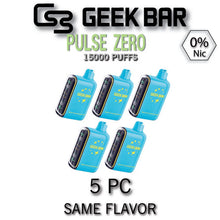 Geek Bar Pulse ZERO 0% Disposable Vape Device | 15000 Puffs - 5PC