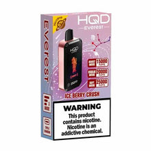 Ice Berry Crush Flavored HQD Cuvie Everest Disposable Vape - 2500K Puffs | EveryThing Vapes