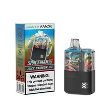 Juicy Rainbow Ice Flavored Spaceman 10K Pro Disposable Vape Device 3PK | EveryThing Vapes