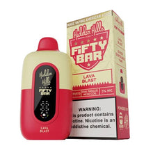 Lava Blast Flavored Fifty Bar x Hidden Hills Disposable Vape Device - 2000K Puffs - 3PK | EveryThing Vapes