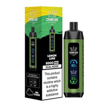 Lemon Lime (LCD Screen) Flavored Al Fakher Disposable Vape Device - 800K Puffs - 10PK | EveryThing Vapes