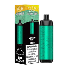 Lemon Mint (LCD Screen) Flavored Al Fakher Disposable Vape Device - 800K Puffs - 10PK | EveryThing Vapes