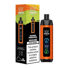 Mango Pineapple (LCD Screen) Flavored Al Fakher Disposable Vape Device - 800K Puffs - 10PK | EveryThing Vapes