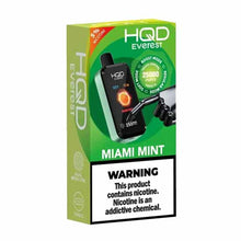 Miami Mint Flavored HQD Cuvie Everest Disposable Vape - 2500K Puffs | EveryThing Vapes