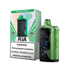 Miami Mint Flavored RiA NV30K Disposable Vape Device - 30K Puffs