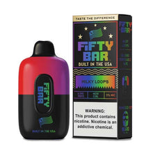 Milky Loops Flavored FIFTY BAR 6500 Disposable Vape Device 6PK | EveryThing Vapes