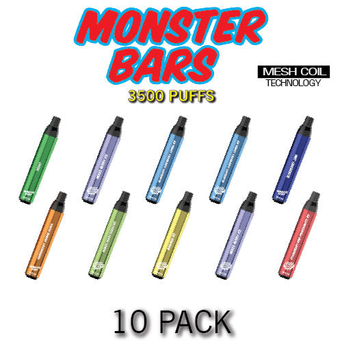 Monster Bar Disposable Vape Device by Jam Monster | 2000 Puffs