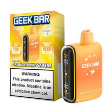 Orange Mint Savers Flavored Geek Bar Pulse Disposable Vape Device - | Every Thing Vapes