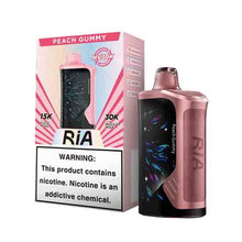 Peach Gummy Flavored RiA NV30K Disposable Vape Device - 30K Puffs