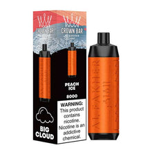 Peach Ice (LCD Screen) Flavored Al Fakher Disposable Vape Device - 800K Puffs - 10PK | EveryThing Vapes