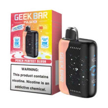 Peach Perfect Slush Flavored Geek Bar Pulse X Disposable Vape Device - | EveryThing Vapes