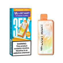 Pineapple Lime Flavored Lost Mary MT35000 Disposable Vape Device - 35K Puffs - 10PK | EveryThing Vapes