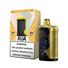 Pineapple Lime Flavored RiA NV30K Disposable Vape Device - 30K Puffs