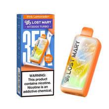 Pink Lemonade Flavored Lost Mary MT35000 Disposable Vape Device - 35K Puffs - 10PK | EveryThing Vapes