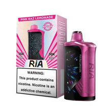 Pink Raz Lemonade Flavored RiA NV30K Disposable Vape Device - 30K Puffs