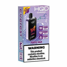 Purple Haze Flavored HQD Cuvie Everest Disposable Vape - 2500K Puffs | EveryThing Vapes