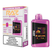 Rainbow Rain Flavored RAZ DC25000 Disposable Vape Device - 25K Puffs - 6PK | Everything Vapes
