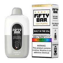 Rainbow Road Flavored Fifty Bar V2 Disposable Vape Device - 20000 Puffs - 6PK | EveryThing Vapes