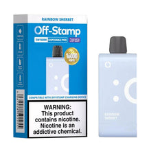 Rainbow Sherbet Flavored Off-Stamp SW16000 Disposable Vape Device - 16000 Puffs - 6PK | EveryThing Vapes