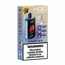 Raspberry Blitz Flavored HQD Cuvie Everest Disposable Vape - 2500K Puffs | EveryThing Vapes