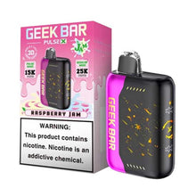 Raspberry Jam Flavored Geek Bar Pulse X Disposable Vape Device - | EveryThing Vapes