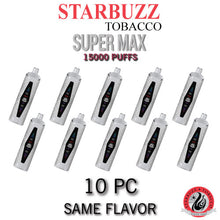 Starbuzz Super Max Disposable Vape Device | 15k Puffs - 10PC